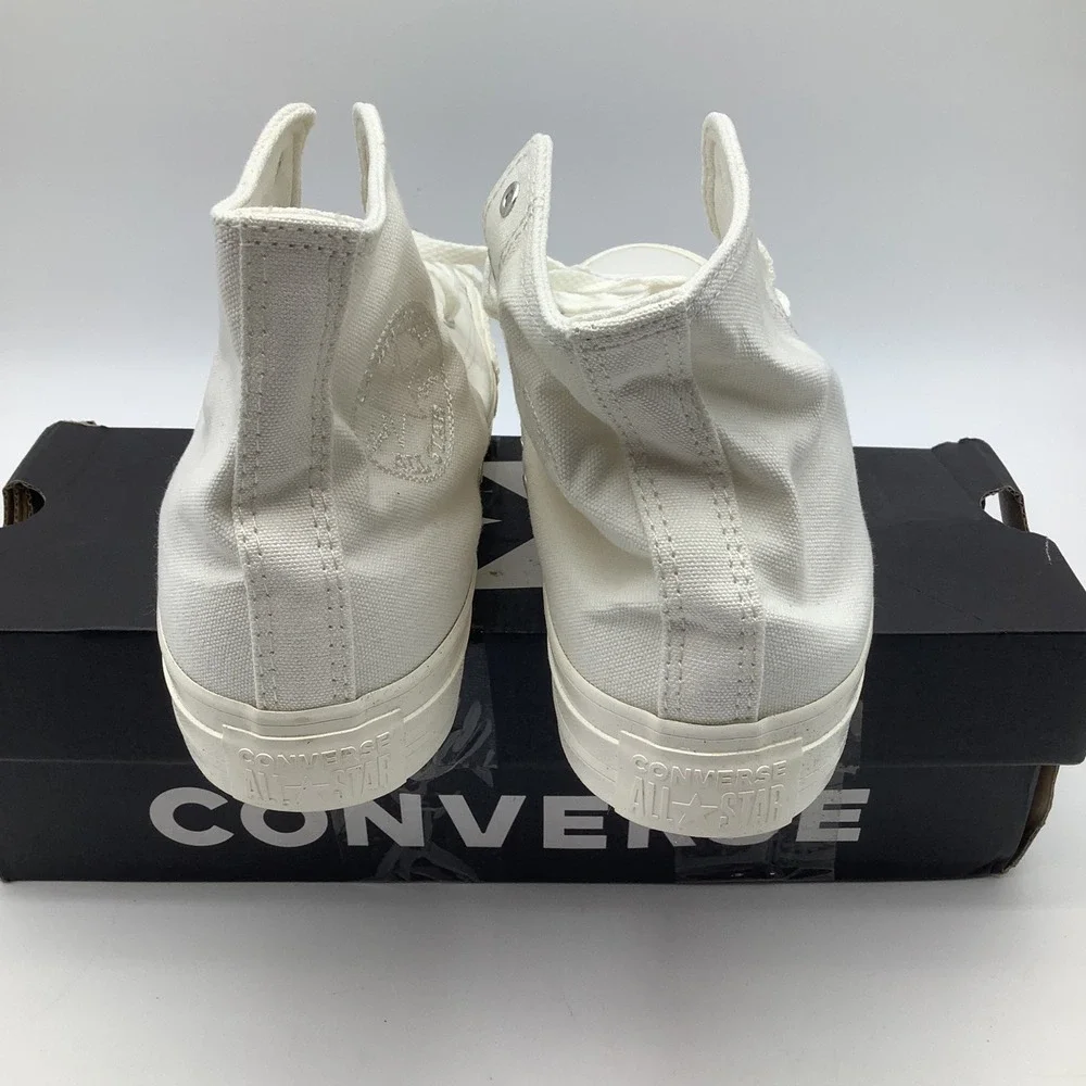Converse CTAS Hi Vintage White‎ Canvas High Top Sneakers Mens Size 5 A10966C New